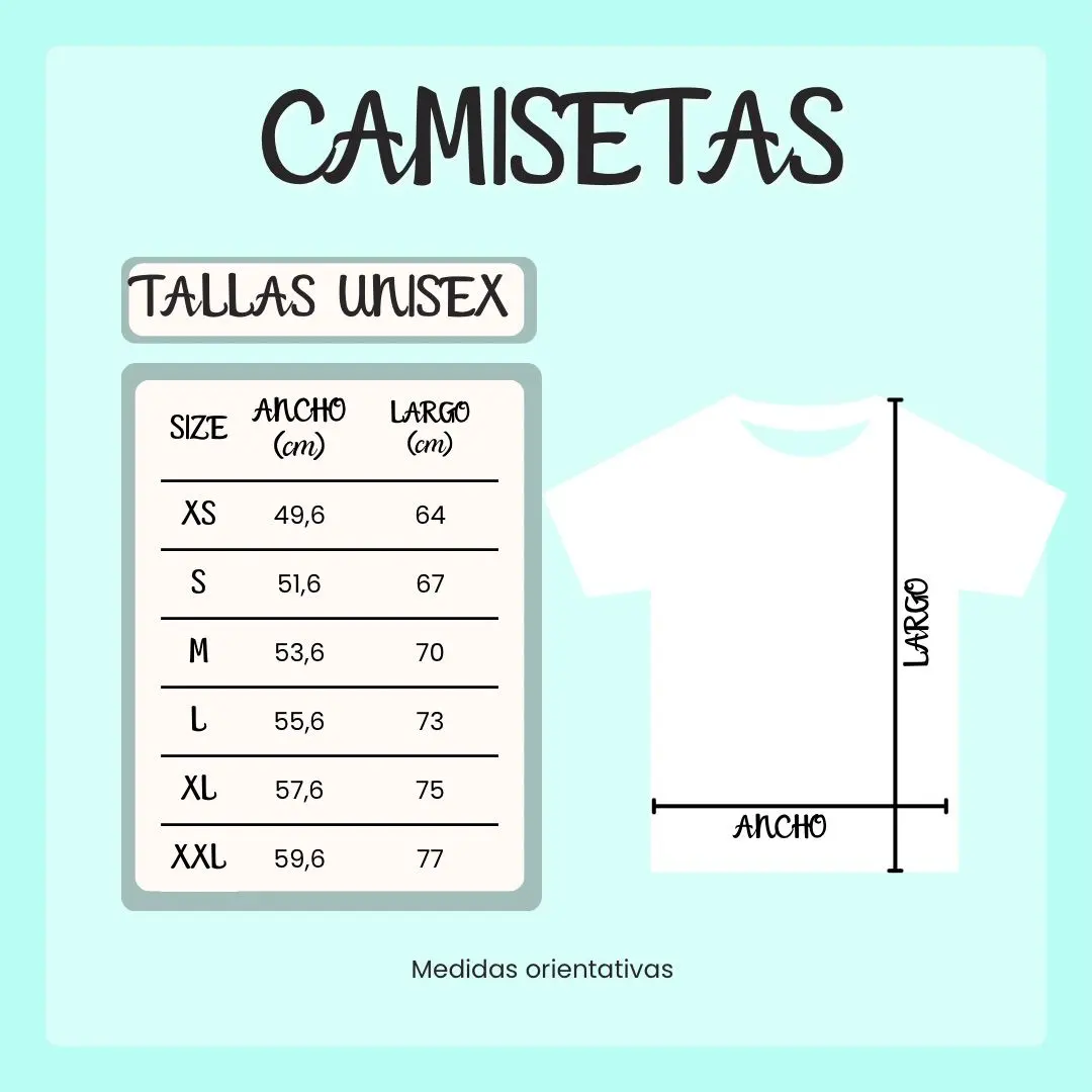 Guía de tallas camisas